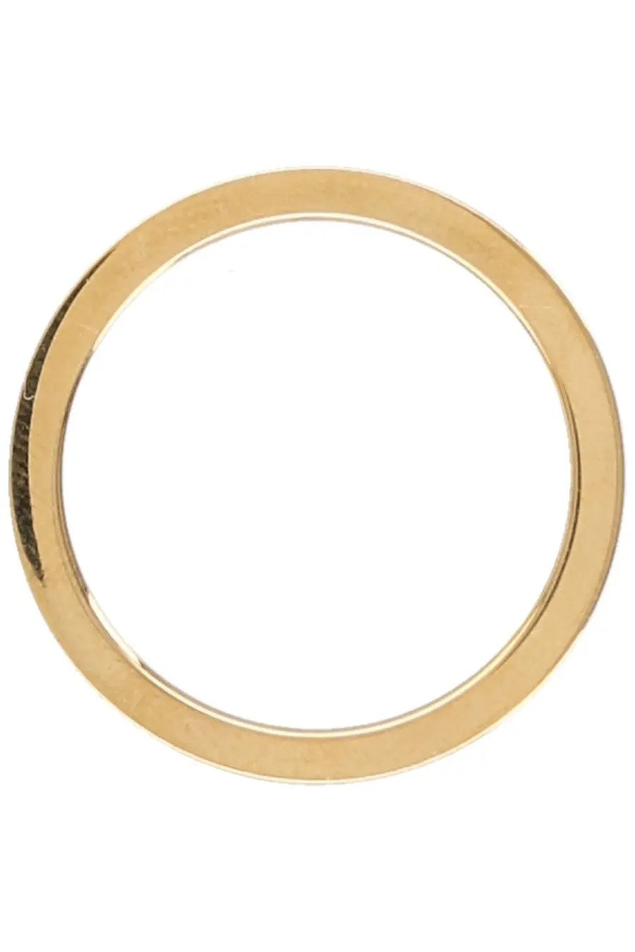 Maison Margiela men’s ring gold smooth gold-toned band with sleek minimalist design