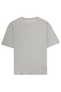 Maison Margiela men’s grey cotton t-shirt with relaxed fit and subtle stitching details at the neckline
