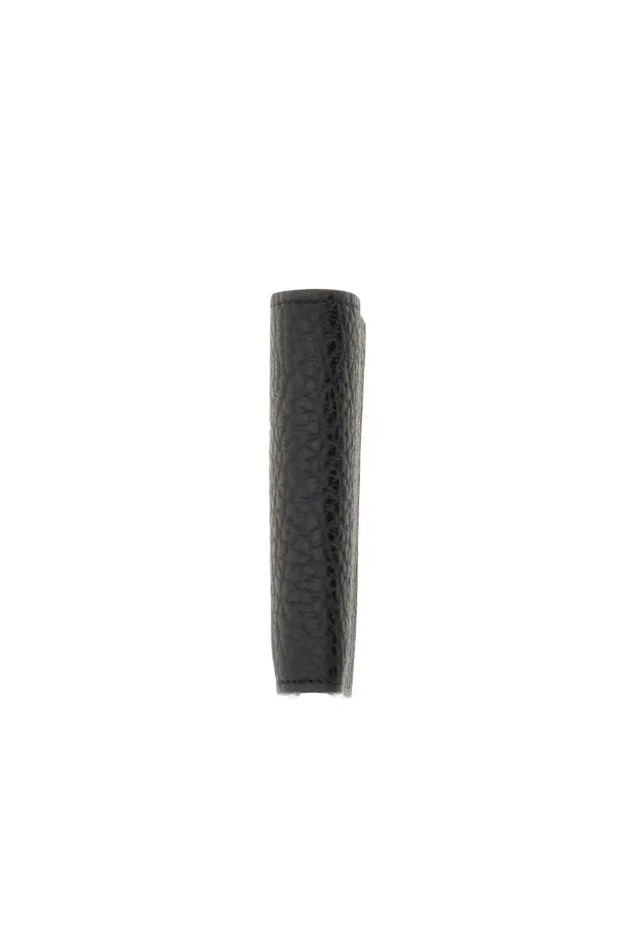 Maison Margiela unisex wallet in black textured leather with embossed pattern for stylish everyday use