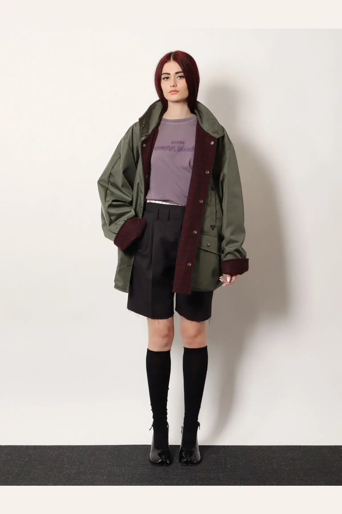 Maison Margiela Women's Cotton Shirt Purple