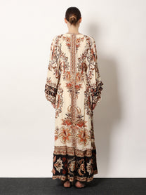FARM Rio Women's Majestic Maxi Dress Beige