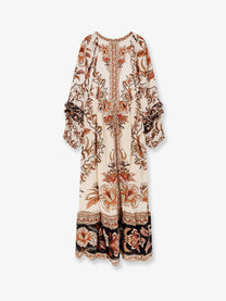FARM Rio Women's Majestic Maxi Dress Beige