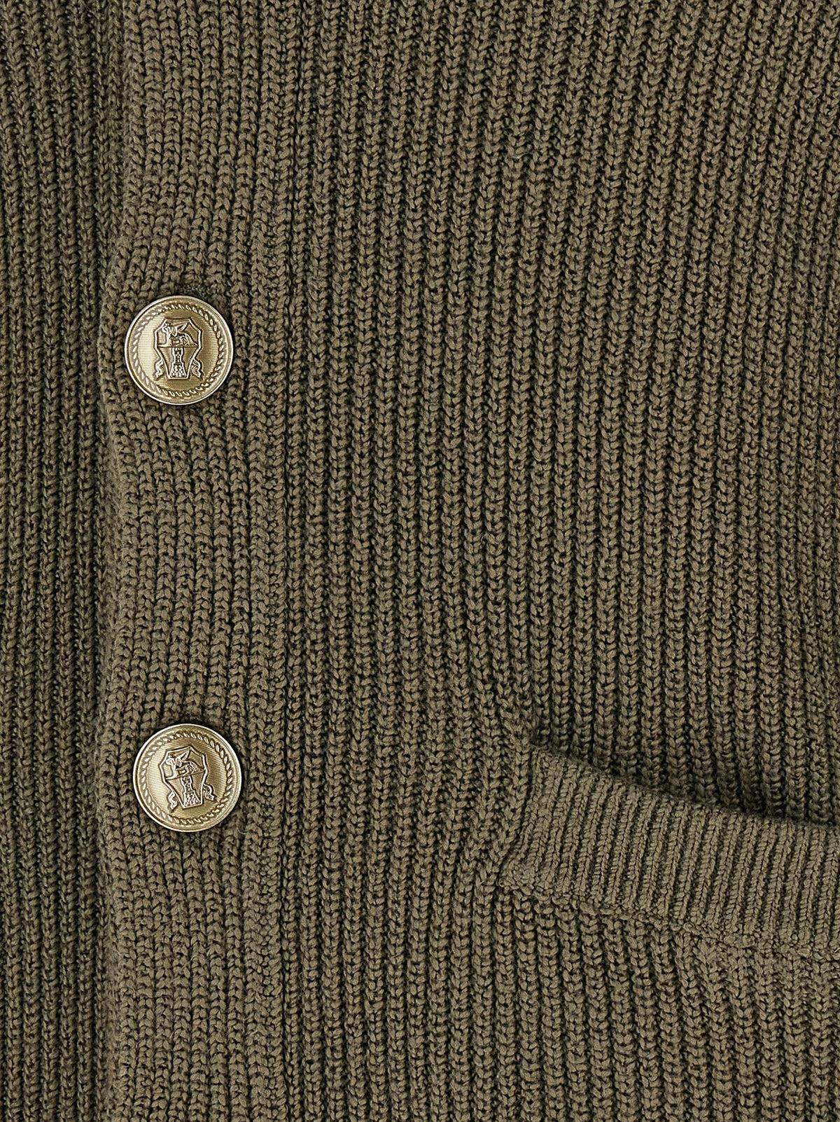 Brunello Cucinelli Malfilé Cotton Cardigan Green