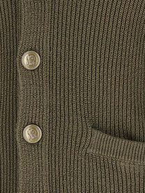 Brunello Cucinelli Malfilé Cotton Cardigan Green