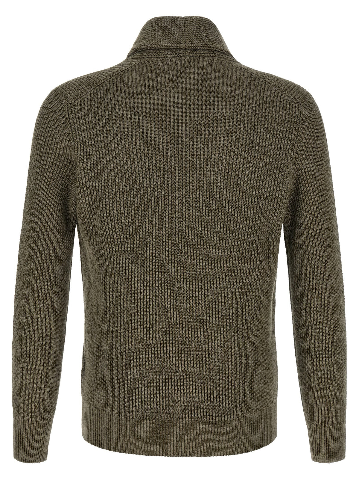 Brunello Cucinelli Malfilé Cotton Cardigan Green
