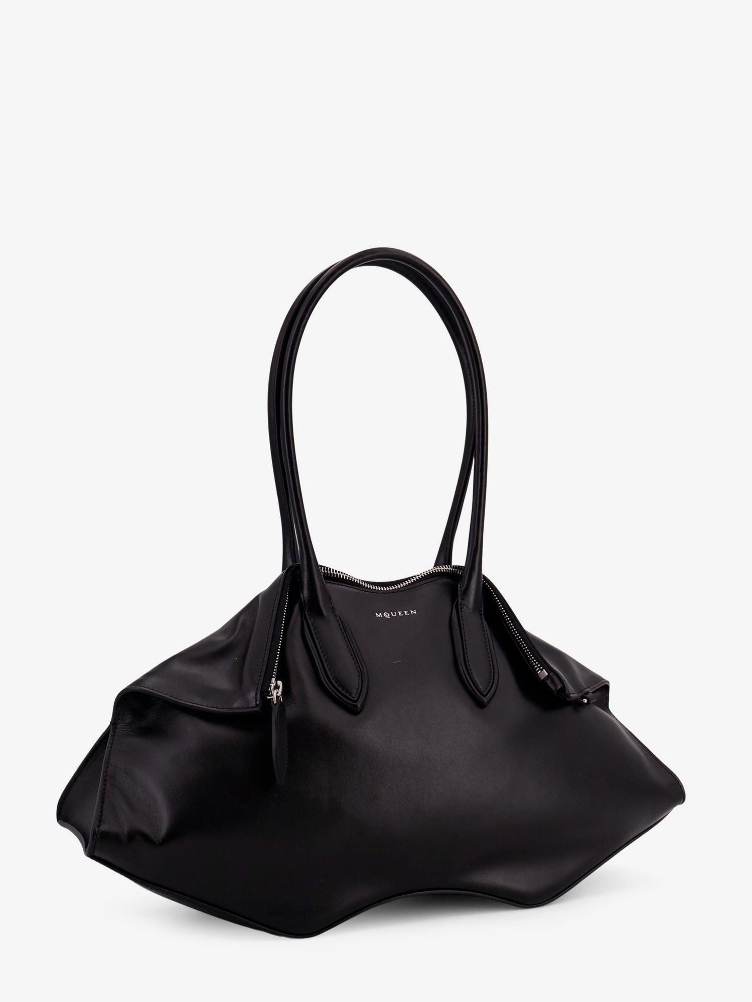 Mcqueen Women's Manta Shoulder Bag Black