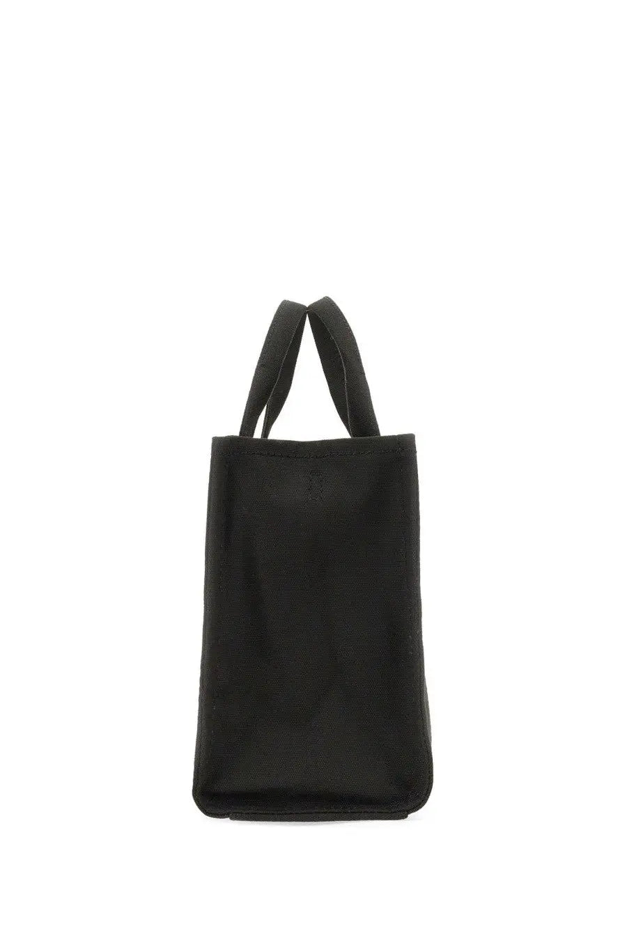 Marc Jacobs women’s borsa the medium black canvas tote bag with short sturdy handles for everyday use
