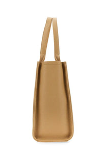 Marc Jacobs women’s borsa the tote large beige tan leather tote bag with structured shape and matching handles
