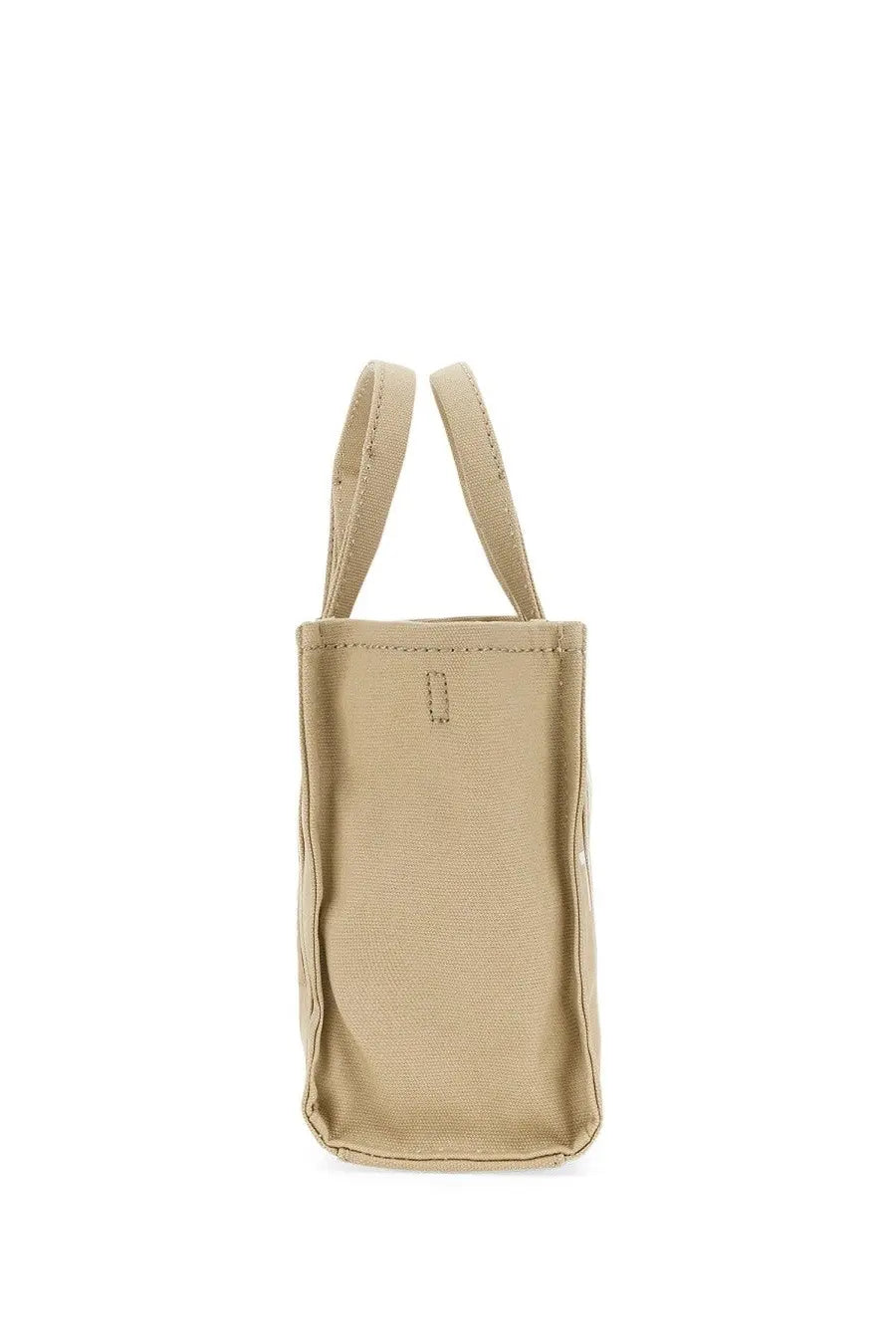 Marc Jacobs women’s borsa the tote small beige canvas tote bag with matching handles and subtle stitching details