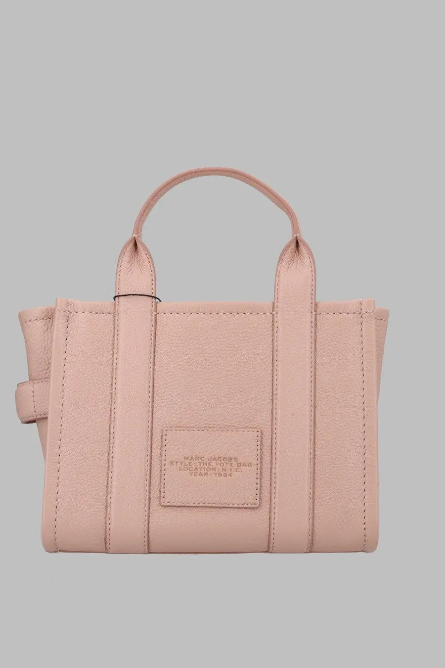 Marc Jacobs women’s borsa the tote small blue soft pink leather tote bag with minimalist design and structured handles