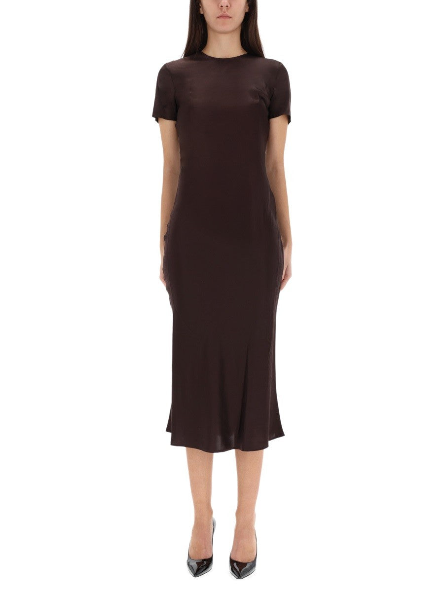 Staud Women's Marcel Midi Dress Brown