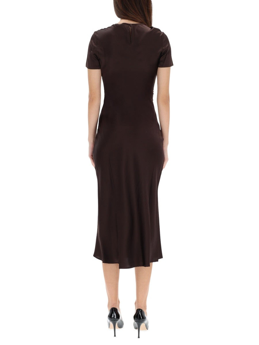 Staud Women's Marcel Midi Dress Brown
