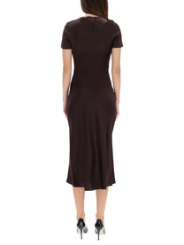 Staud Women's Marcel Midi Dress Brown