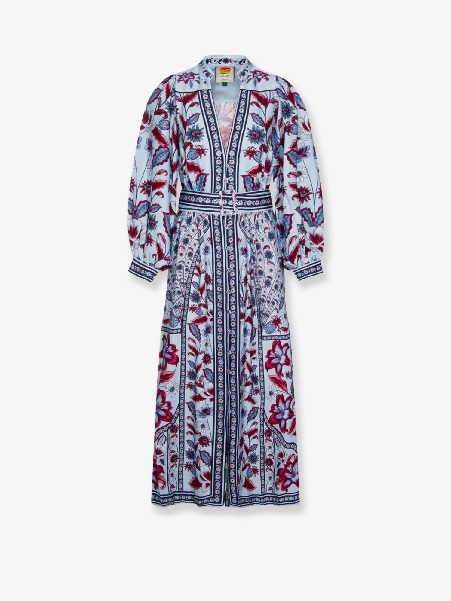 FARM Rio Women's Marcelle Maxi Dress Blue