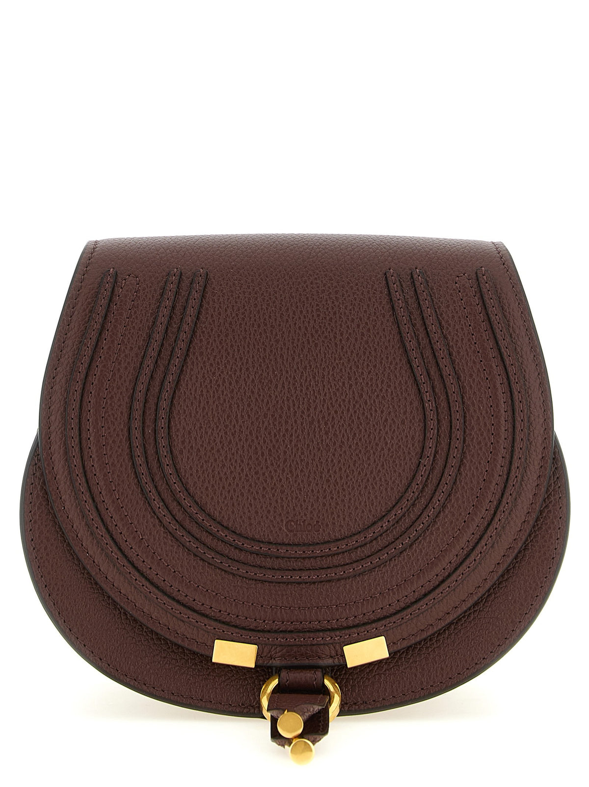 Chloé Marcie Small Crossbody Bag Brown
