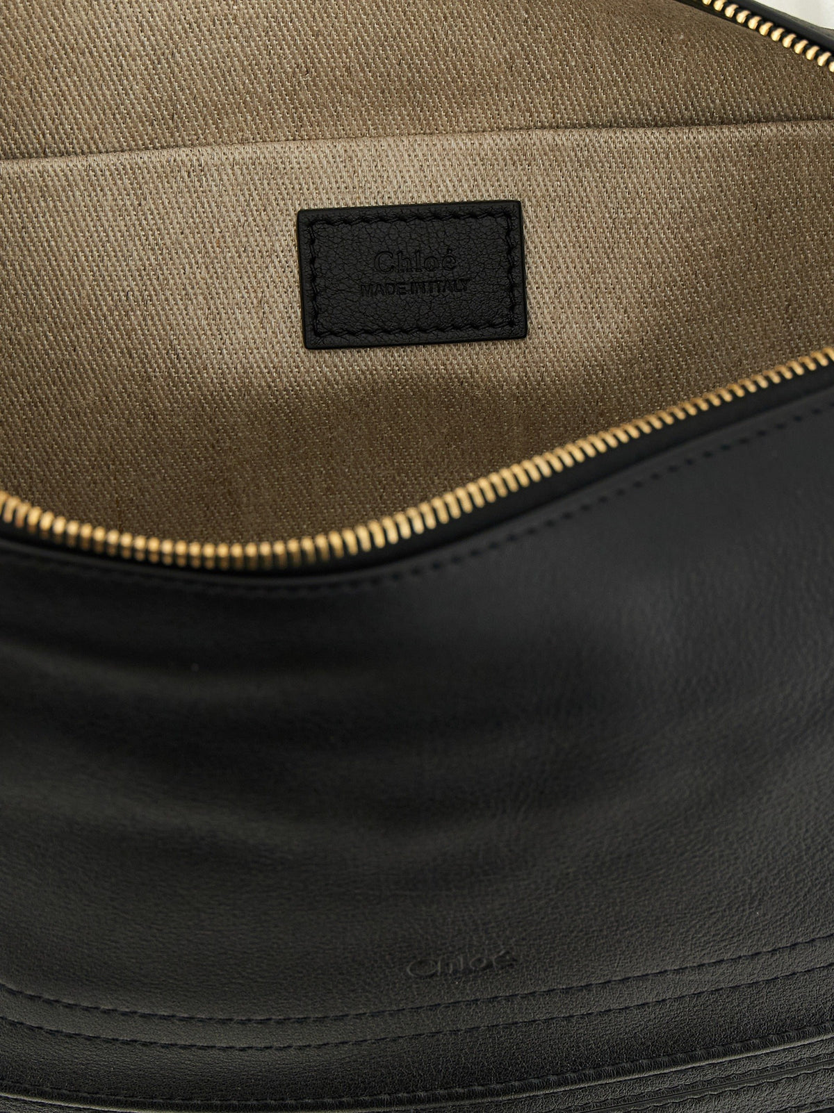 Chloé Women's Marcie Small Leather Shoulder Bag Black
