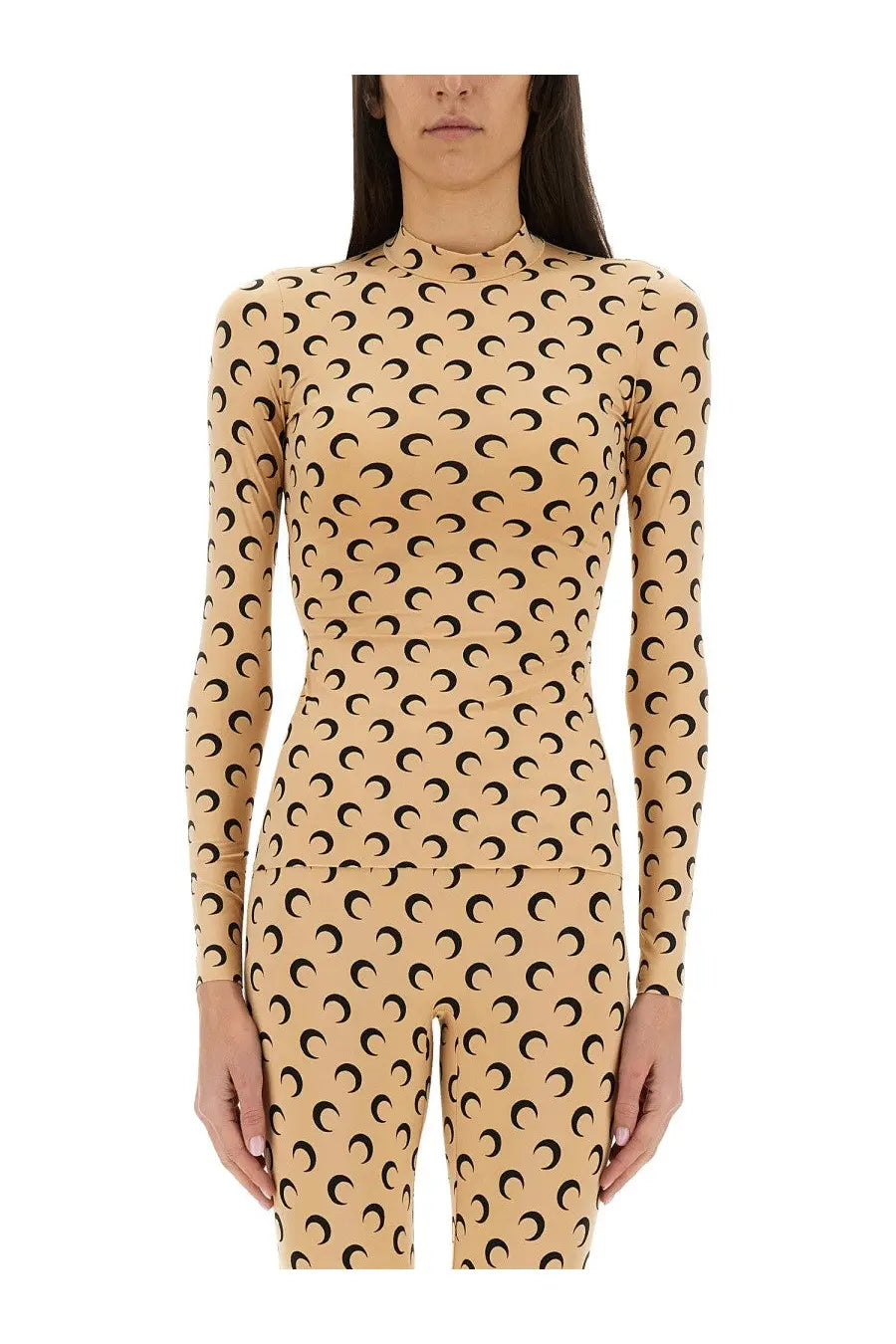 Marine Serre Women's Shirt Moon Beige