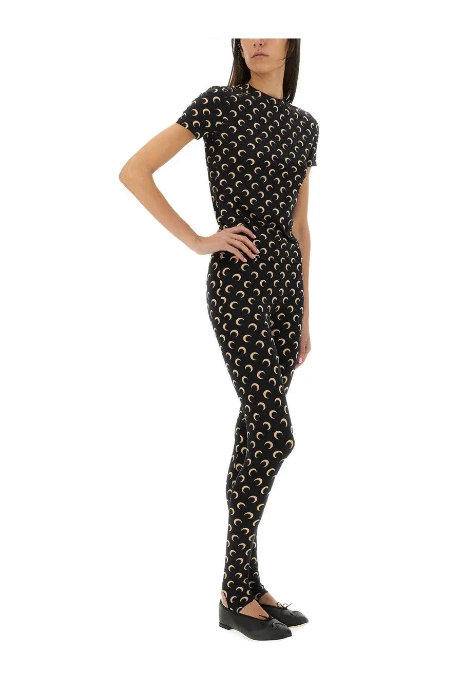 Marine Serre Women's Shirt Moon Black