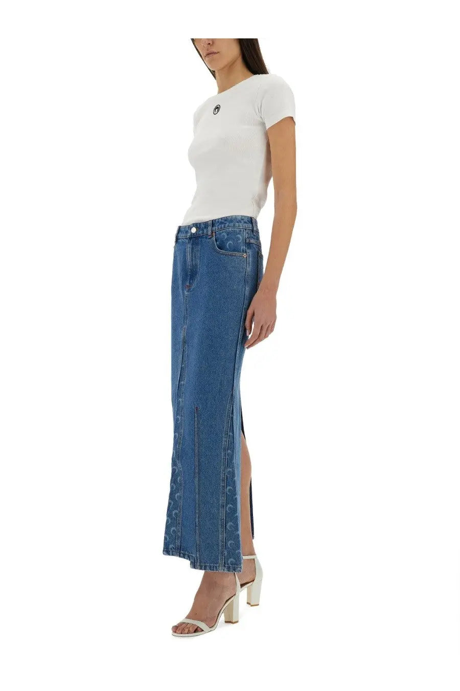 Marine Serre Women's Shirt Moon White