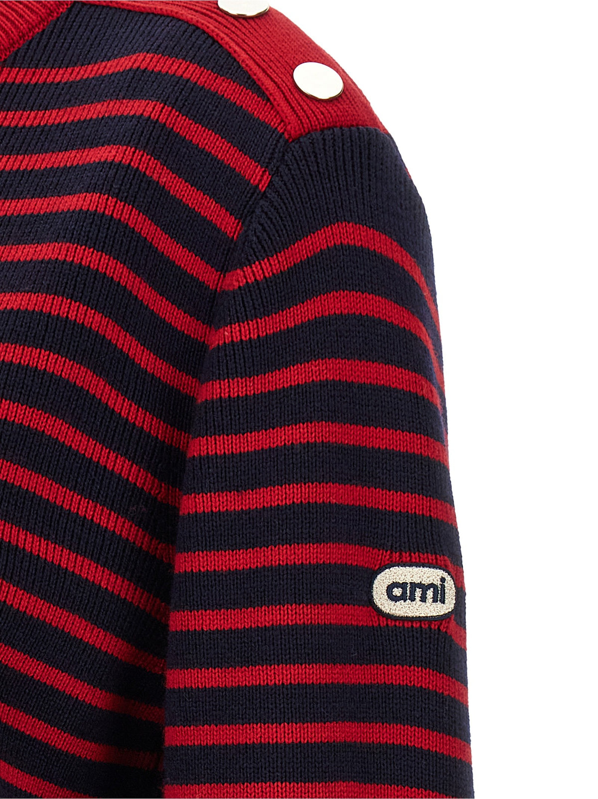 Ami Paris Marinière Sweater Blue