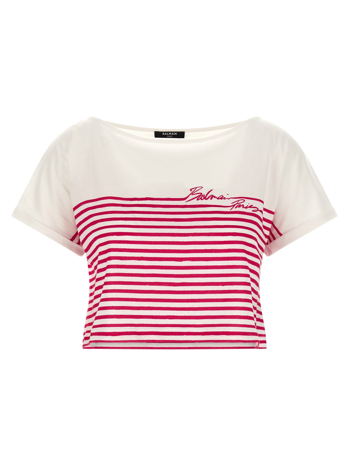 Balmain Marinière Shirt Pink