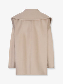 Max Mara Women's Mario Double Breasted Cashmere Coat Beige