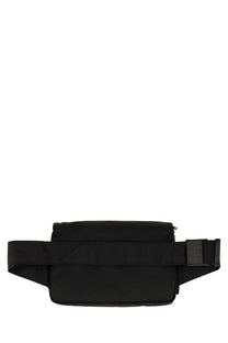Marni men’s pouch cityscape black nylon waist bag with sleek minimalist design and adjustable strap