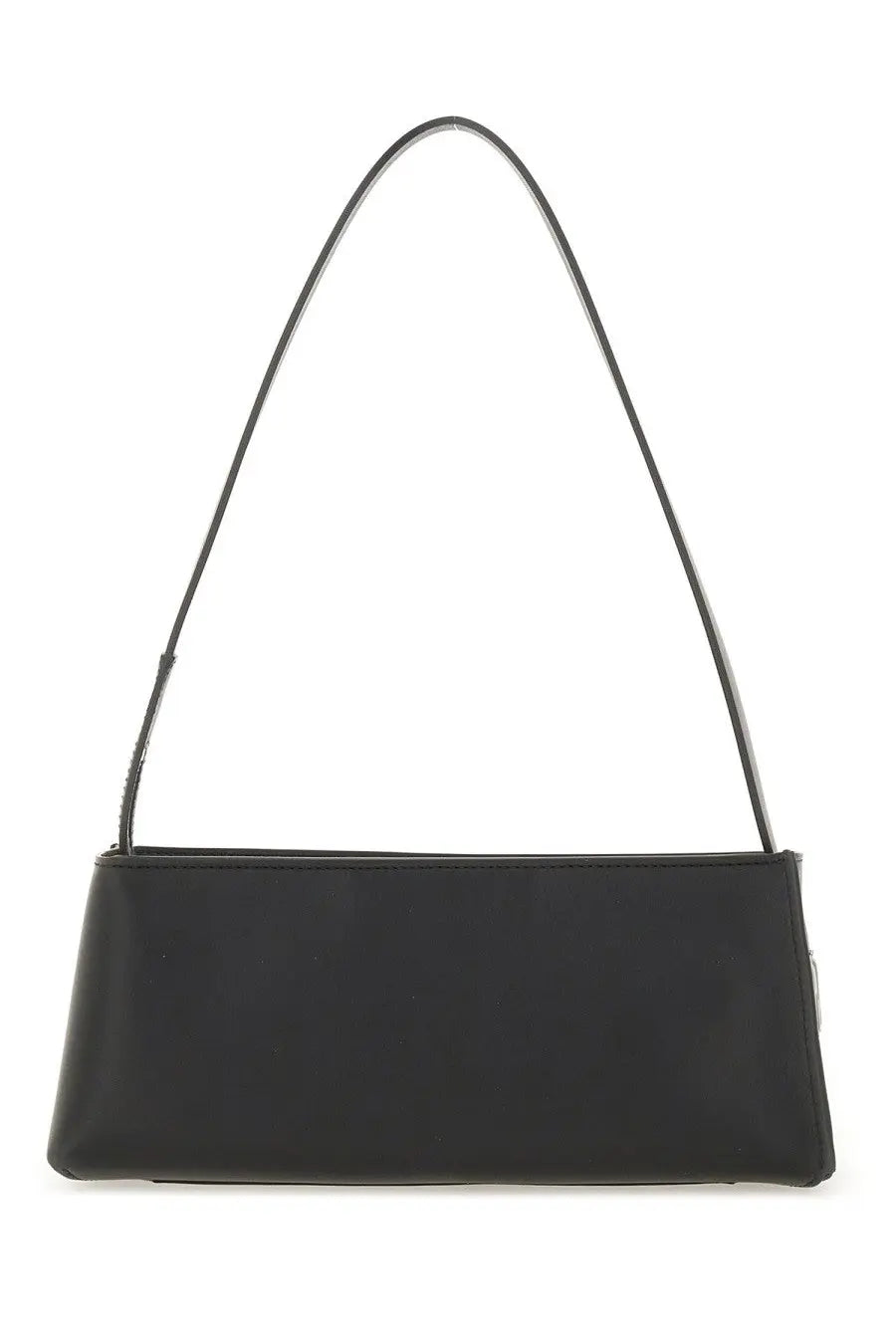 Marni women’s baguette museum bag black sleek black leather shoulder bag with minimalist design and slender strap