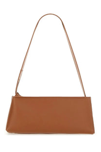 Marni women’s baguette museum bag brown sleek tan leather shoulder bag with minimalist rectangular design and slender strap