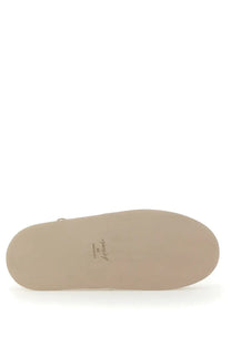 Beige rubber sole of marsell men’s derby cassapana with mocchi branding and size 40 printed in black