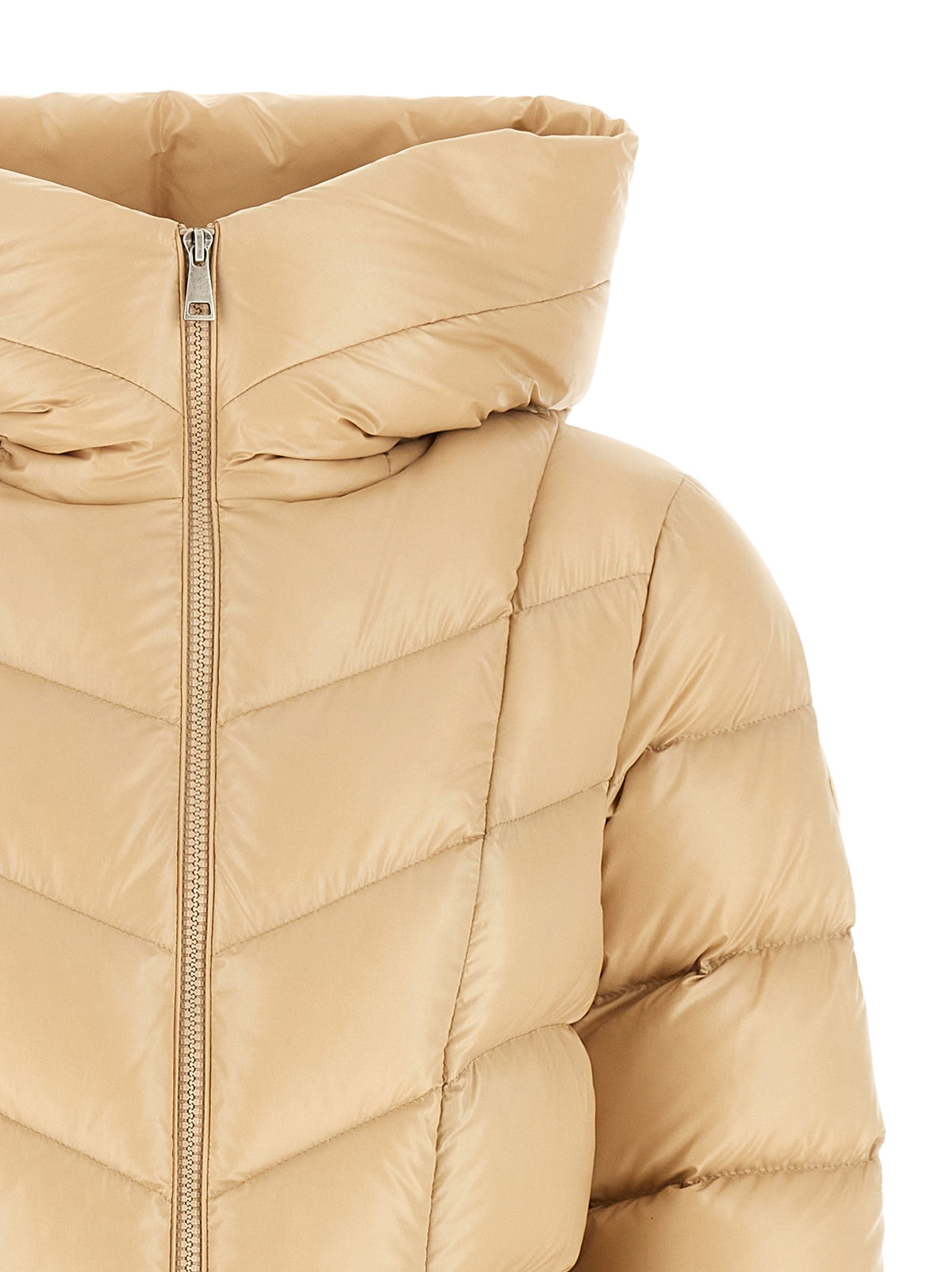 Moncler Marusse Down Jacket Beige, view 3