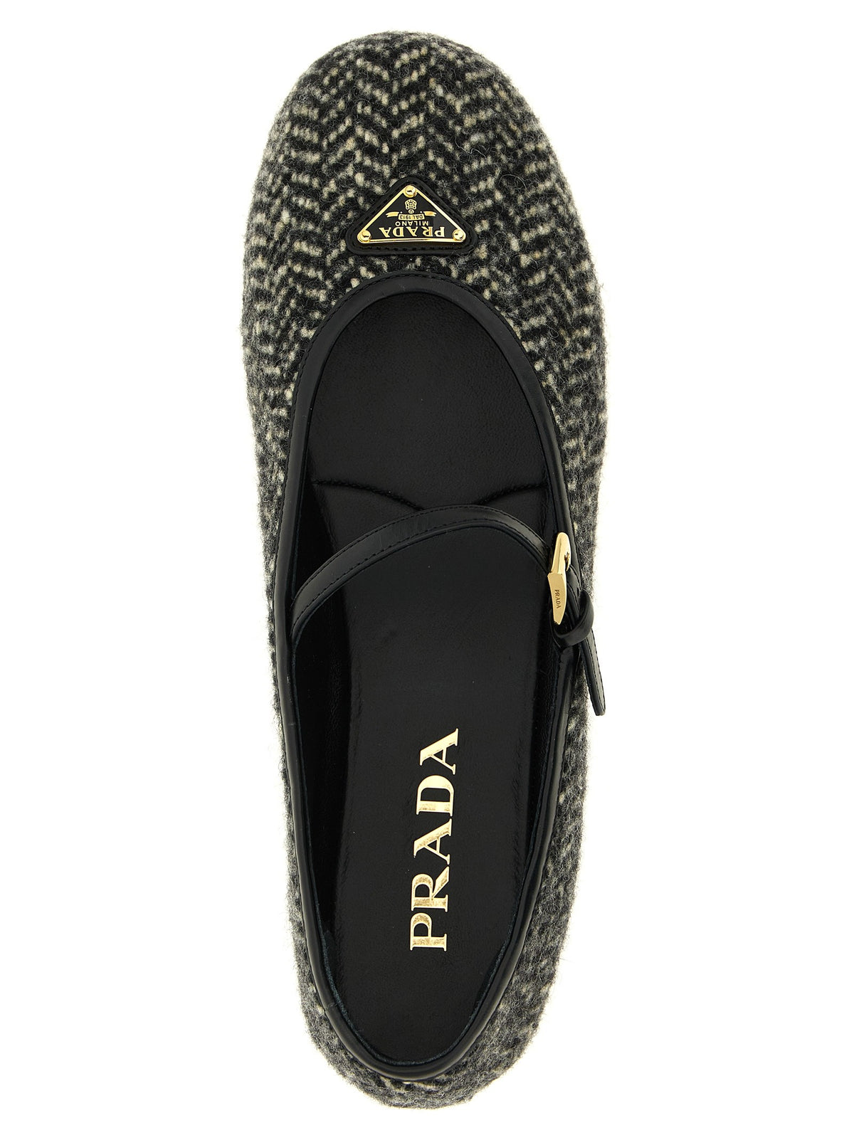PRADA Mary Jane Whale White