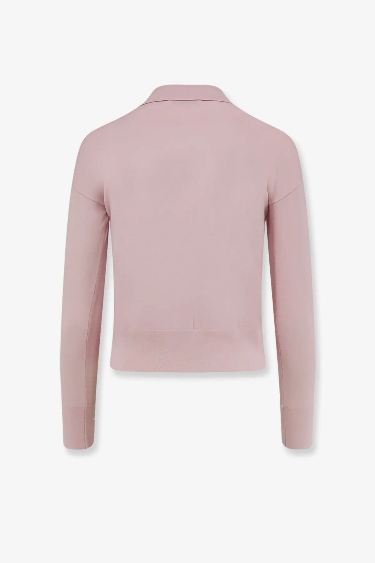 Max mara womens medeola wool blend cardigan in soft blush pink with tailored fit and subtle seam detailing