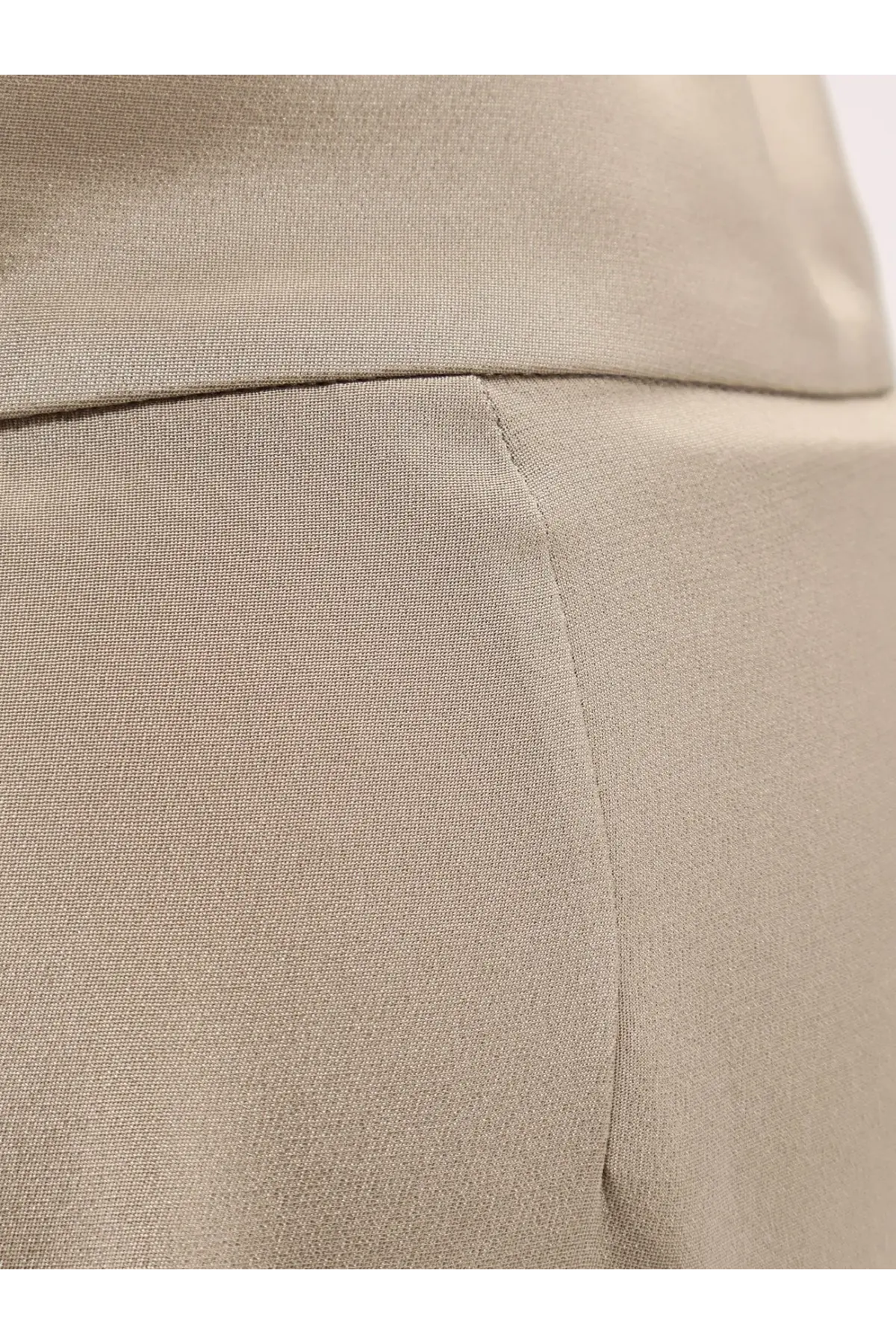 Max Mara women’s mxepalanca beige silk trousers with textured fabric subtle woven pattern and precise stitching