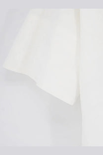 Max mara womens mxpsospiro white shirt made of soft flowing linen and viscose fabric with smooth texture and gentle folds