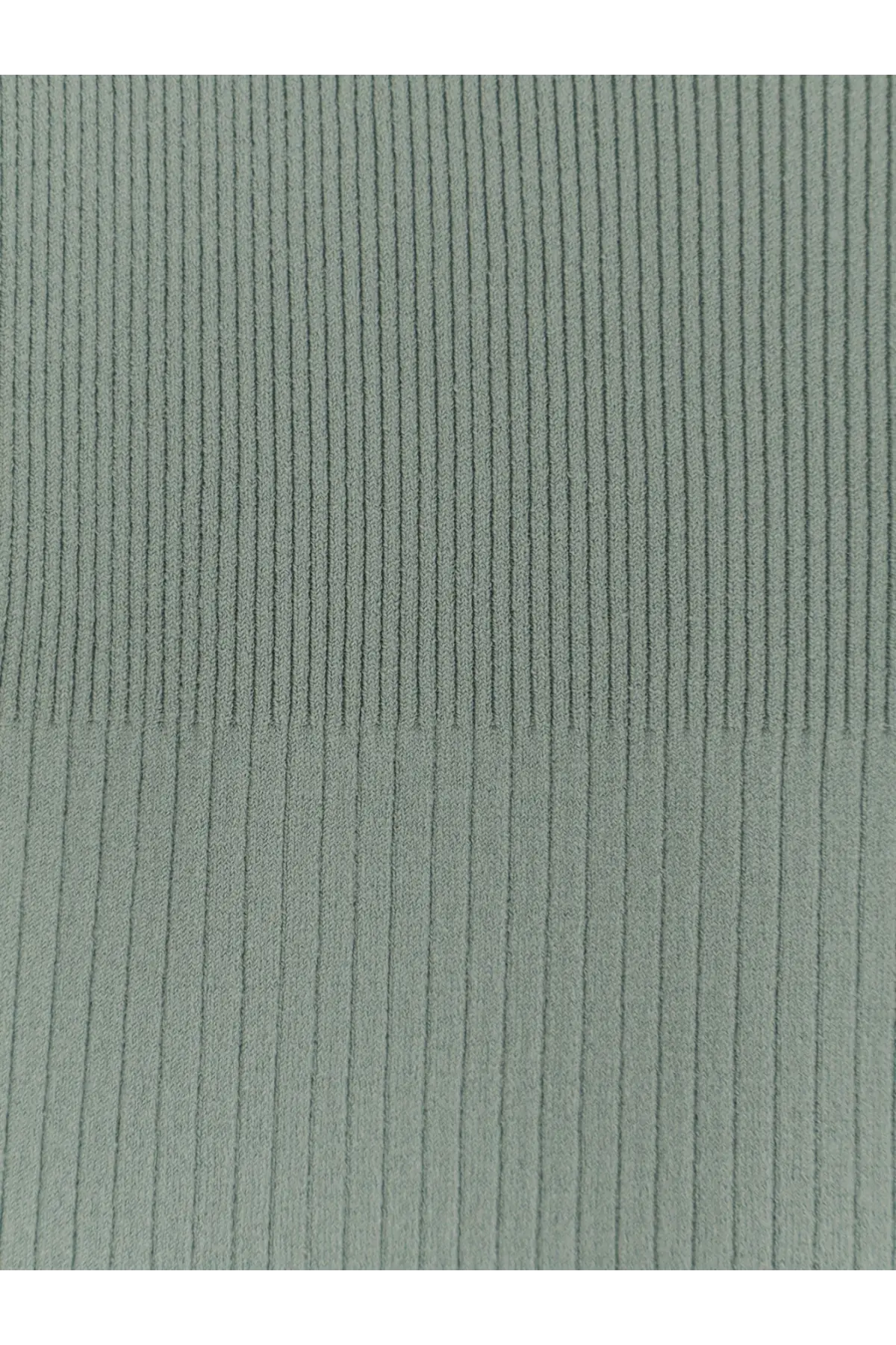 Max Mara women’s tank top in soft sage green ribbed viscose blend fabric with subtle vertical texture