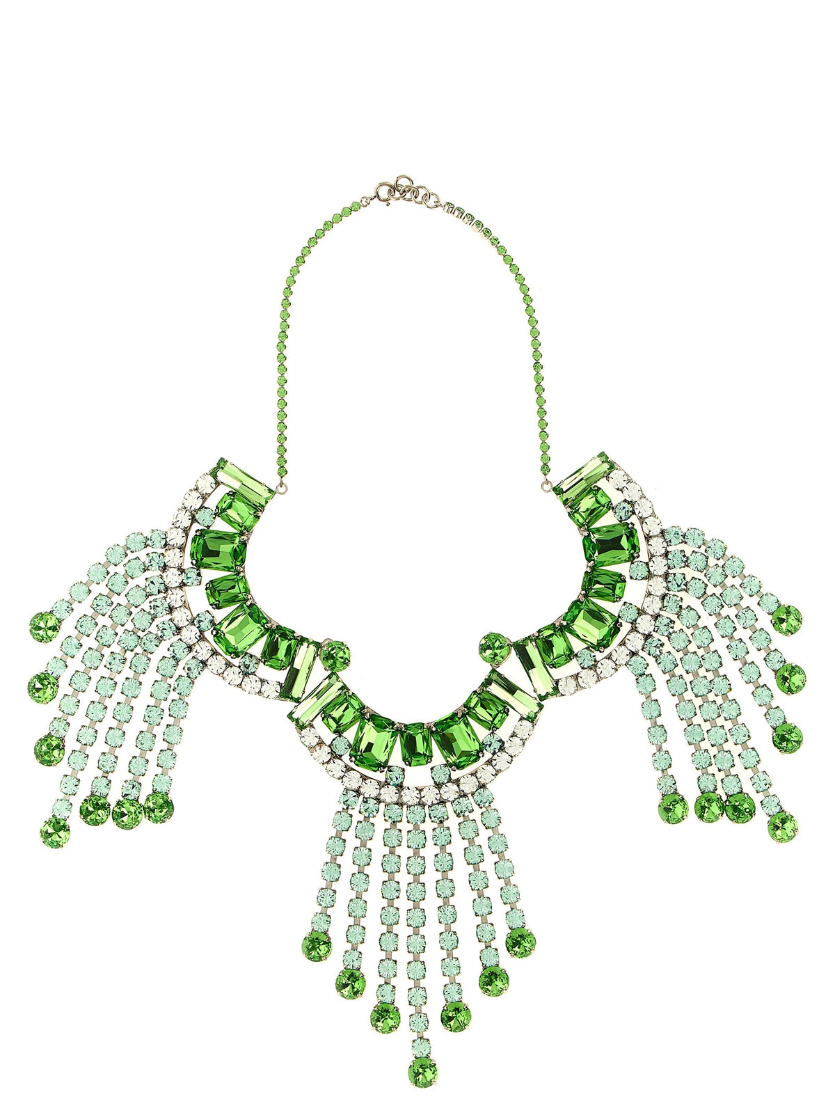 Dries Van Noten Maxi Necklace Green