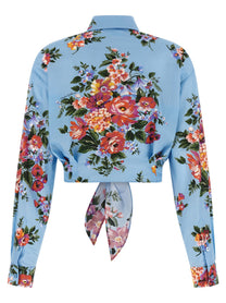 Dolce &amp; Gabbana Mazzo Di Fiori Shirt Blue