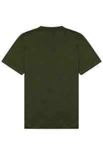 Mc2 Saint Barth men’s ecstasea shirt green olive green cotton t-shirt with crew neck and short sleeves