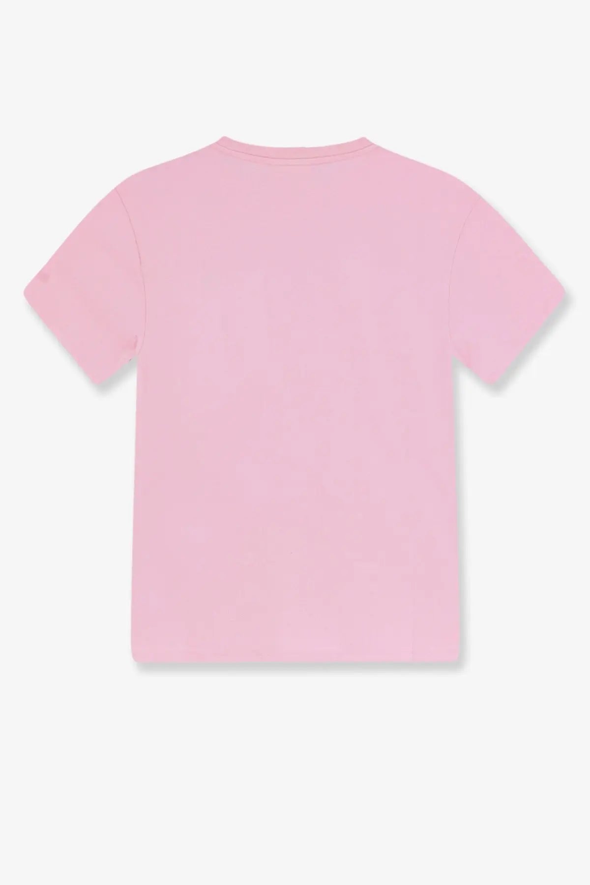 Mc2 Saint Barth women’s soft pink short-sleeved cotton t-shirt with a simple crew neck design