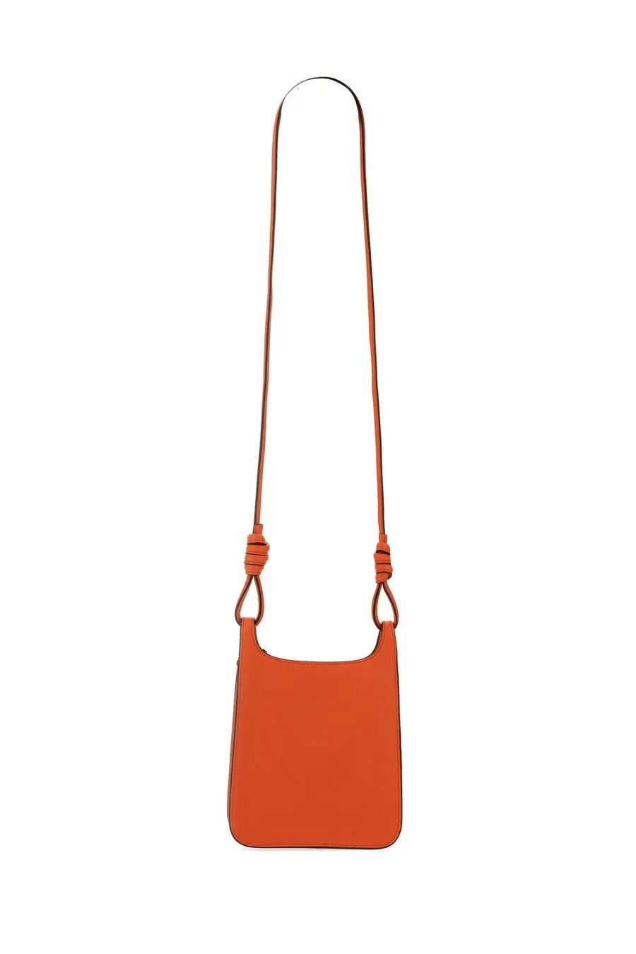 Mcm women’s hobo bag in vibrant orange leather with sleek minimalist design and braided strap details