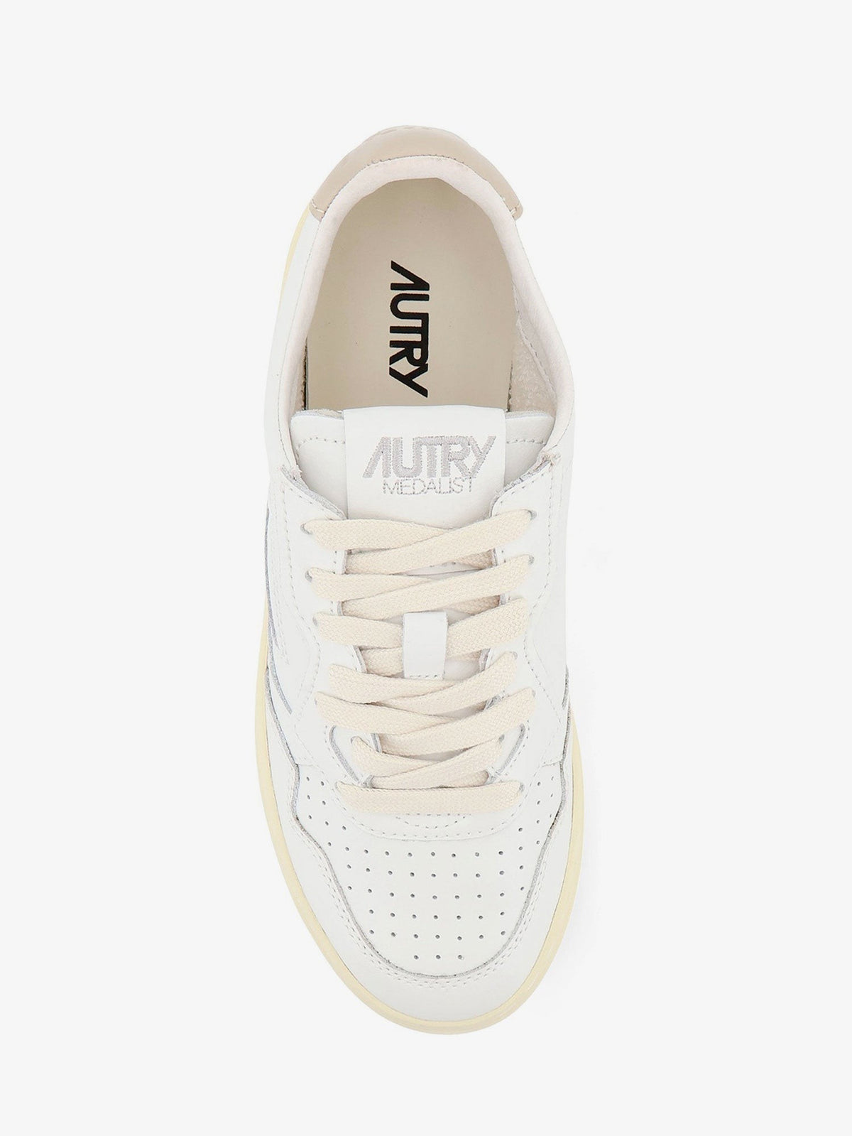 AUTRY Women's Medalist Leather Sneakers White