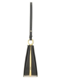Rabanne Women's Medium Leather Ring Bag Black