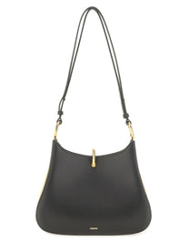 Rabanne Women's Medium Leather Ring Bag Black