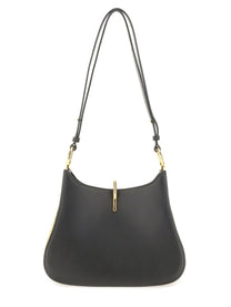 Rabanne Women's Medium Leather Ring Bag Black