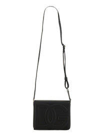 Dolce &amp; Gabbana Men's Medium Leather Shoulder Bag Black