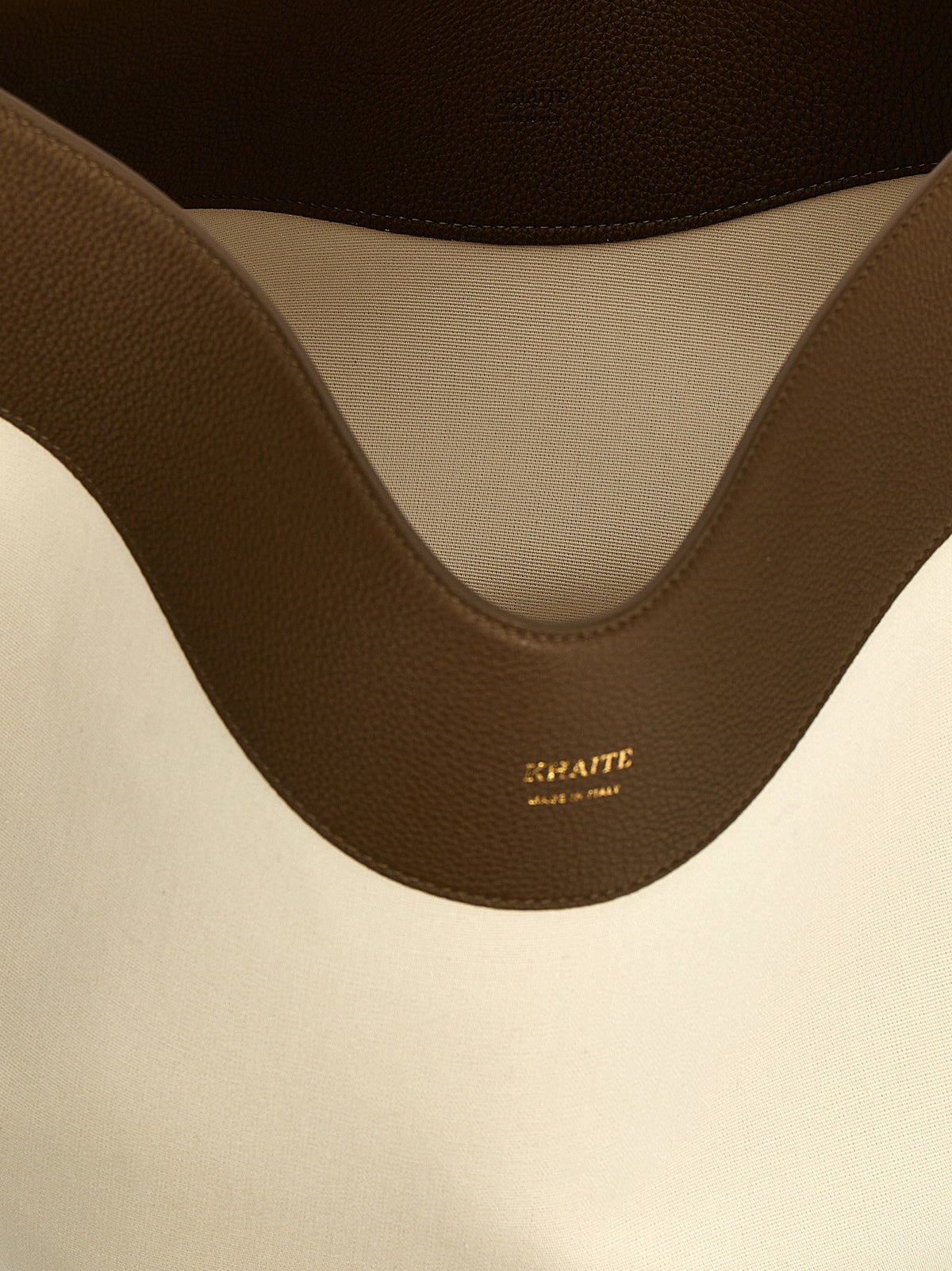 Khaite Medium Lotus Tote Shopping Bag Gold