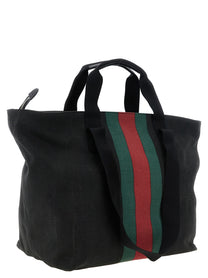 Gucci Medium Positano Shopping Bag Black