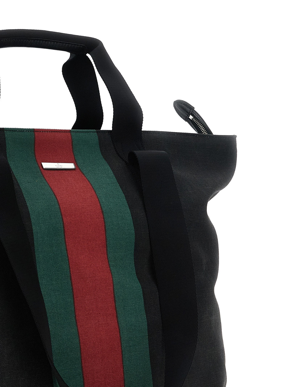 Gucci Medium Positano Shopping Bag Black