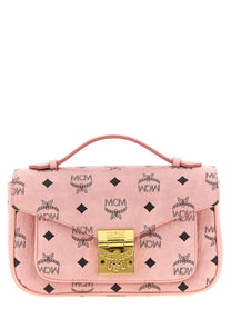 MCM Medium Tracy Crossbody Bag Blue